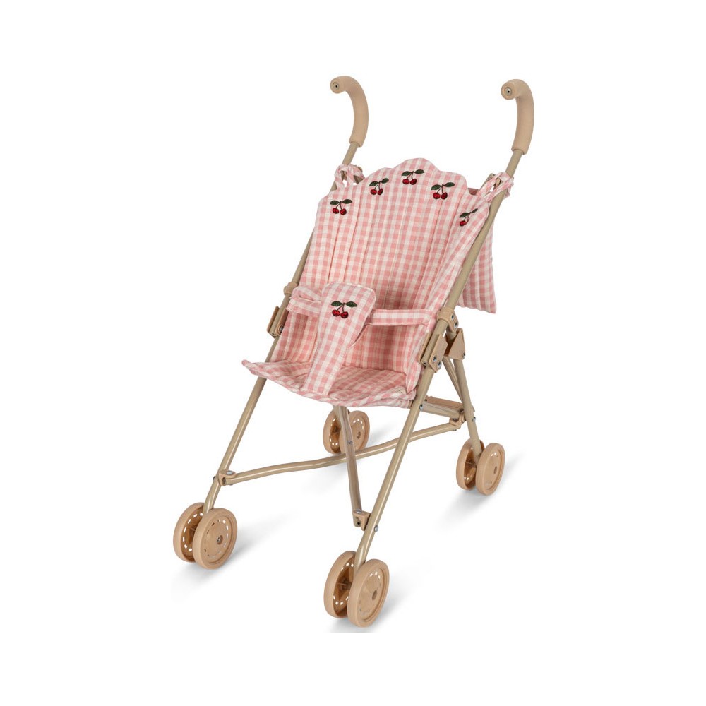 Silla Paseo Para Muñecas | Powder Pink Check